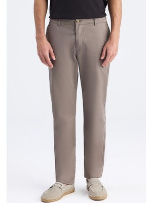 D'S Damat Ds Damat Relaxed Fit (Pilesiz) Vizon Gabardin Chino Pantolon 6HCC3I303777M