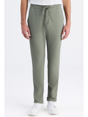 Twn Slim Fit Haki Armürlü Jogger Pantolon 6EC03BB01350M