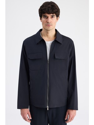 D'S Damat Ds Damat Regular Fit Siyah Düz Mont 6HC071521050M