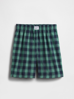 Gap Erkek Çocuk Yeşil Çocuk Geri Dönüştürülmüş Boxer Pijama Şortları