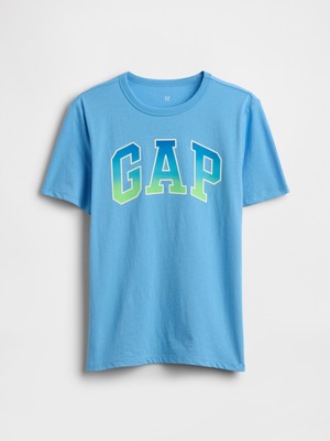 Gap Erkek Çocuk Açık Mavi Gap Logo T-Shirt