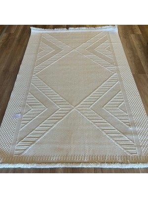 Eko Rugs Eko Halı Motto Mot 06 Beyaz Iskandinav Halı