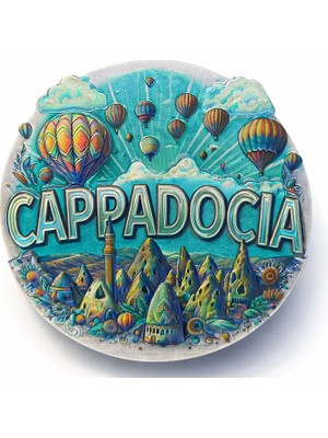 İlanib Ticaret Kapadokya Temalı Silikon Buzdolabı Magneti Model 6