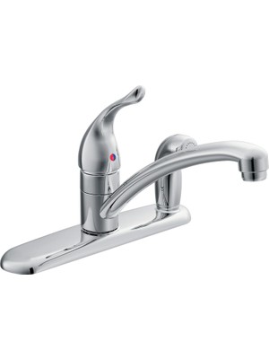 İlanib Ticaret Chateau Krom Tek Kolu Düşük Ark Mutfak Bataryası, 7434, 0.375