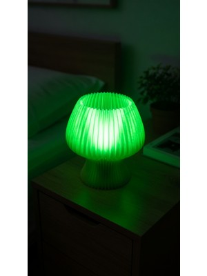My Craft 3D MYCRAFT3D Akordeon Tasarım Masa Lambası - 3D Pleated Doku Dekoratif Gece Lambası Modern Ev Hediyesi Aydınlatma