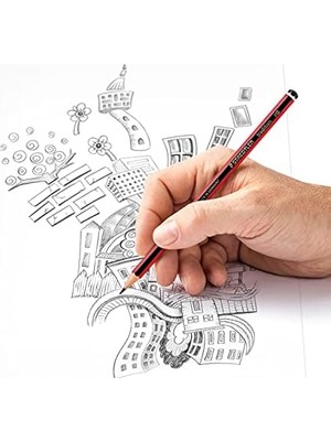 İlanib Ticaret 110HBBK3D10 Tradition Hb Kurşun Kalem 3'lü Blister