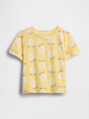 Gap Kız Bebek Sarı Mix & Match Grafik Baskılı T-Shirt