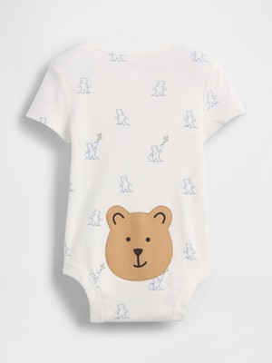 Gap Bebek Beyaz Brannan Bear Bodysuit