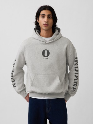 Gap Erkek Gri Robert Indiana Vintagesoft Grafik Sweatshirt