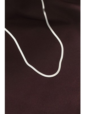 Zayka Mey Ithalat® 316L Çelik Gümüş Renk 60 cm Italyan Zincir Kolye