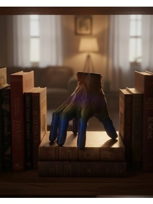 İlanib Ticaret 3D Modern Rengarenk El Heykeli 27X22 cm Statement Dekor