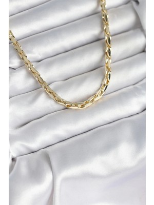 Zayka Mey Ithalat® Pirinç Gold Renk 60 cm Zincir Kadın Kolye