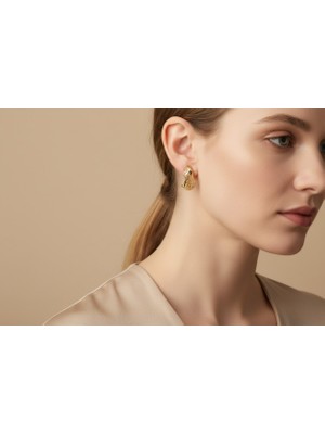 Xupıng Jewelry Baklava Desen Küpe