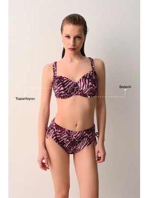 Suwen Janet Balenli Balkonet Toparlayıcı Bikini Üst