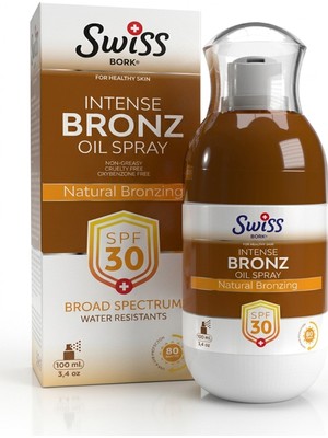 Bork Swiss Natural Bronz Oil 100 ml Bronzlaştırıcı Güneş Yağı Nemlendirici Sprey