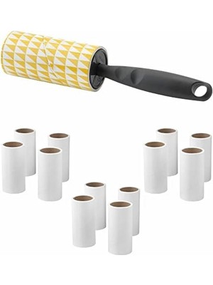 İlanib Ticaret Bastis Kedi Köpek Tüy Toplama Rulosu + 12 Adet Yedek Rulo