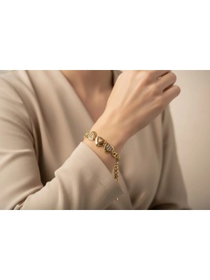 Xuping Jewelry Stil Incisi/xupıng Jewelry Üçgen Zirkon Taşlı Bileklik