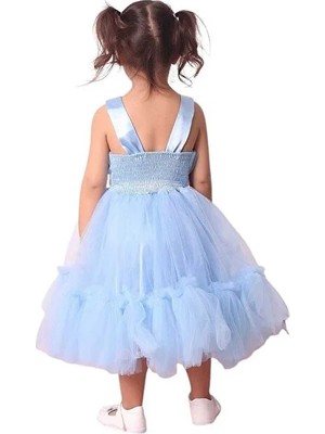 Ahsenim Bebe Kız Damla Model Kısa Abiye Elbise