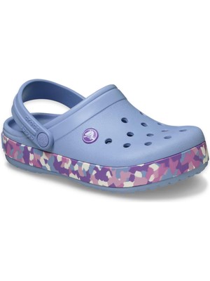 Crocs 212523 Crocband Glow Confetti Bandcgk Mavi Çocuk Terlik