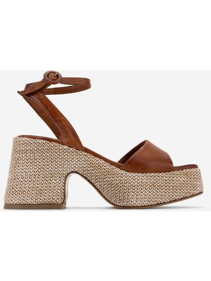 Valmenti Kadın Hakiki Deri Taba Topuklu Ayakkabı 1141 565 Bn Ayk Y26 Tan Leather