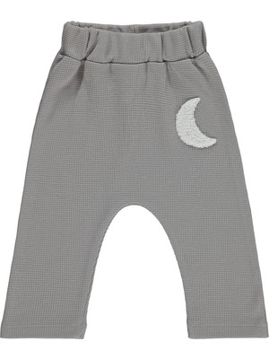 Civil Baby Hilal Baskılı 6-18 Ay Tek Alt Bebe - Gri