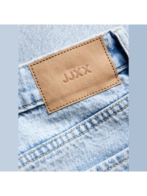 Jack & Jones Kadin Diz Boyu Yüksek Bel Denim Sort - Tokyo