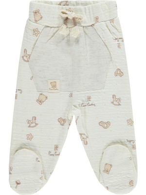 Pierre Cardin Retro Toyz Empirme Patikli 1-9 Ay Tek Alt Bebe - Ekru
