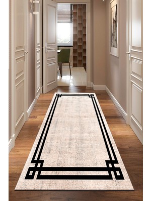 Dekomod Dijital Baskı Dört Mevsim Kaymaz Taban Yıkanabilir Kesme Koridor Mutfak Oda Yolluk Halı