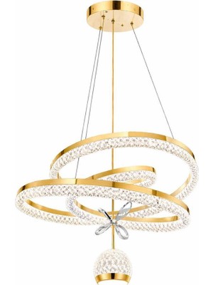 Eray Aydınlatma 6011-500 Tek Toplu Gold LED Avize