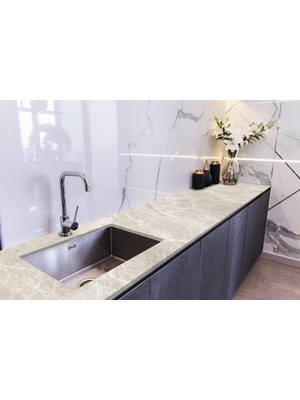 İlanib Ticaret Tezgah Üstü Kaplama Folyosu Mutfak Tezgahı Kaplama Pink 70 cm x 3 Metre