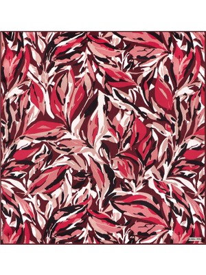 Bursa İpek Gül Kurusu Viva Desen Ipek Mendil