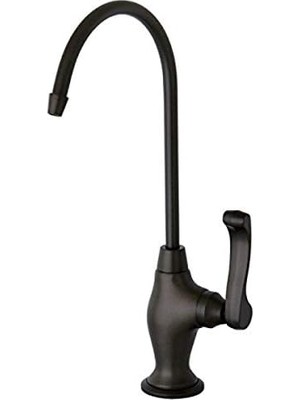 İlanib Ticaret Gourmetier KS3195FL Royale Tek Saplı Su Filtrasyon Musluğu, 10,9 cm Ağız Uzaklı, Yağla Pürüzsüzleştirilmiş Bronz