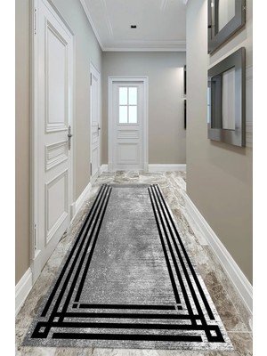 Dekomod Dijital Baskı Dört Mevsim Kaymaz Taban Yıkanabilir Kesme Koridor Mutfak Oda Yolluk Halı