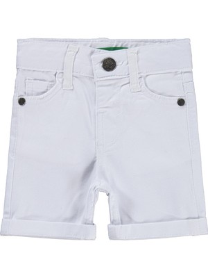Tommiks Kids Gabardin 6-24 Ay Şort - Beyaz