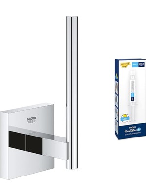 İlanib Ticaret Start Cube Yedek Tuvalet Kağıdı Tutucu + Quickglue A1 Yapıştırıcı Seti