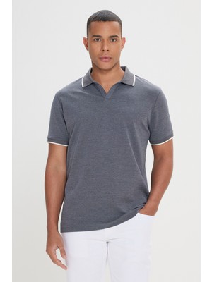Altınyıldız Classics Slim Fit Dar Kesim Pamuklu Polo Yaka Tişört