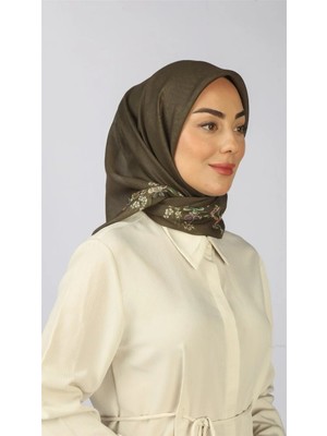 Lo'cella Pamuklu Soft Eşarp 4556-12 Yeşil