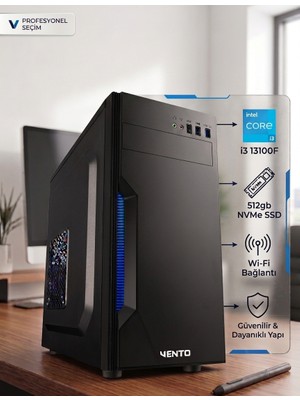 Mod Gaming Kurumsal Ofis Oem Paket - Intel Core I3 13100F | 16GB Ram | 512GB SSD | GT610 | W11PRO