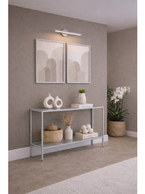 Feyza Design Modern Kahve Dresuar Köşesi, Şık ve Fonksiyonel Konsol 100X85X30