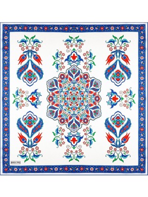 Bursa İpek Saks Nazende Desen Ipek Mendil