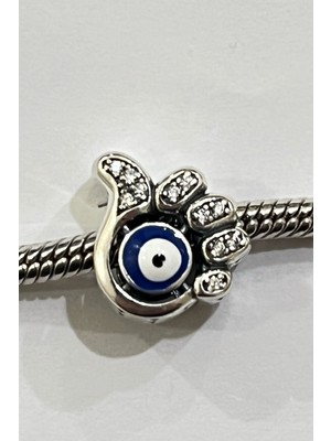 Fubena Taşlı Nazar El Baş Parmak Charm