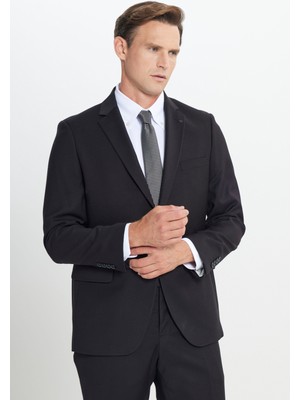 Altınyıldız Classics Regular Fit Rahat Kesim Mono Yaka Armürlü Takım Elbise