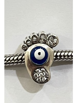 Fubena Taşlı Nazar Ayak Charm