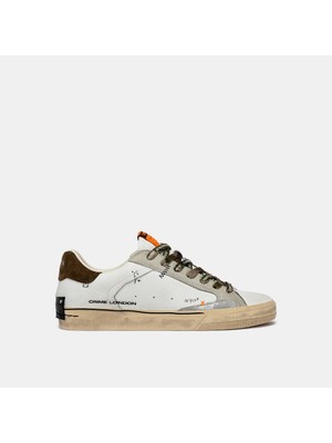 Distressed Erkek Sneaker 19071PP8.10 Crime London Dıstressed 10/C08K White