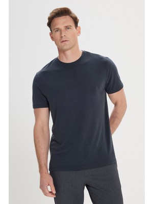 Altınyıldız Classics Slim Fit Dar Kesim Bisiklet Yaka Pamuklu Tişört