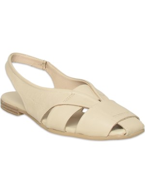 Mammamia D26YS-2705 Günlük Krem Kadın Babet