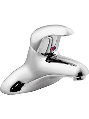 İlanib Ticaret 8414 Ticari M-Dura 4 Inç Lavabo Bataryası Drenajlı 2,2 Gpm, Krom, 0,5