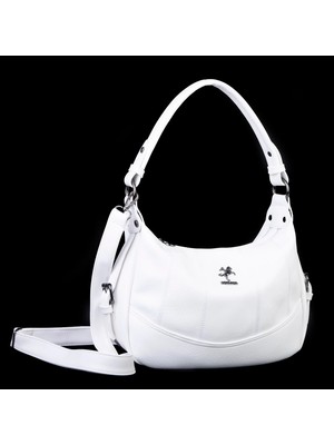 Victoria Nas Bag Kadın Beyaz Omuz ve Çapraz Çanta Ergonomik Tasarım ile Şık Kullanım