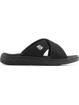 Sandal Spor Erkek Çapraz Bant Spor Terlik SS001-0598 Siyah