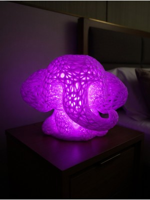 My Craft 3D MYCRAFT3D Sevimli Fil Çocuk Odası Gece Lambası 3D Tasarım LED Işıklı Masaüstü Mesh Dekor Hediyelik
